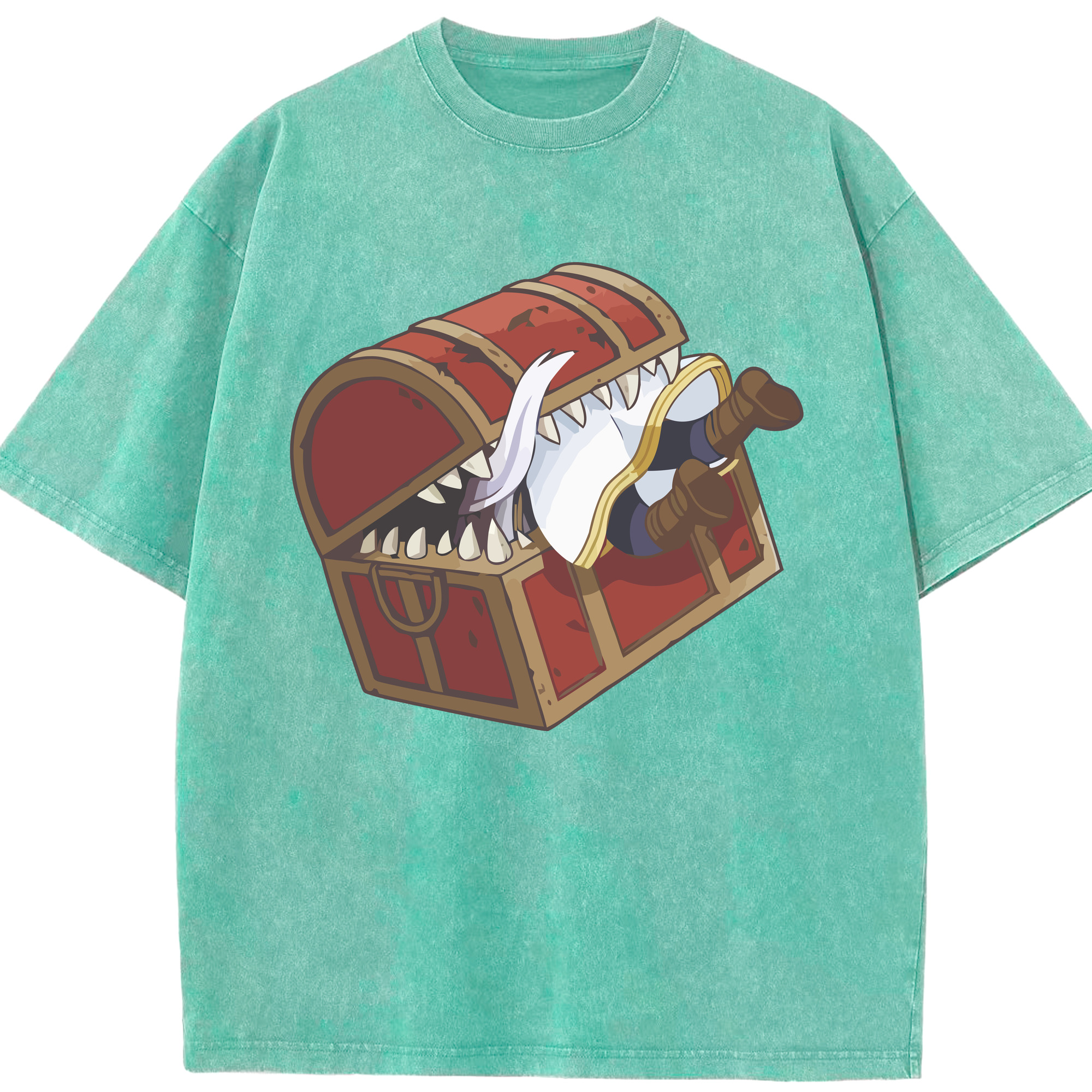 （画像用） 葬送のフリーレン Frieren 綿100% ヴィンテージ風 半袖Tシャツ（フロントプリント）